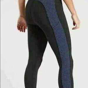 Athleta Colorblock Ultimate 7/8 Tight Black Leggings Women’s Size S